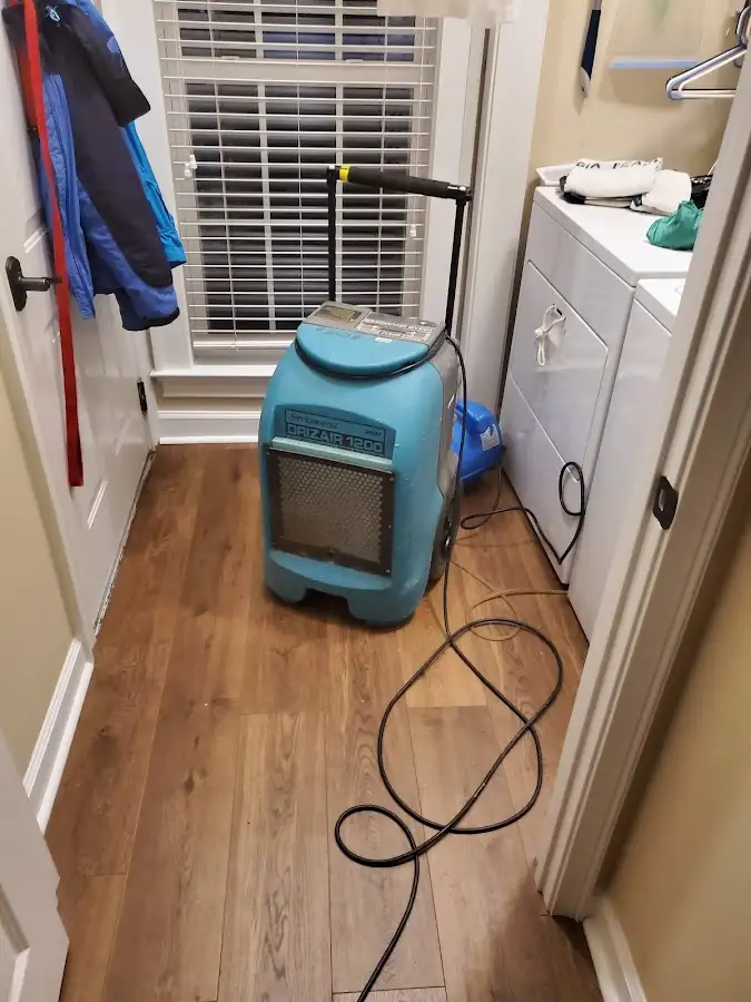 Commercial dehumidifier deployed for Flood Damage Cleanup in Leisure World