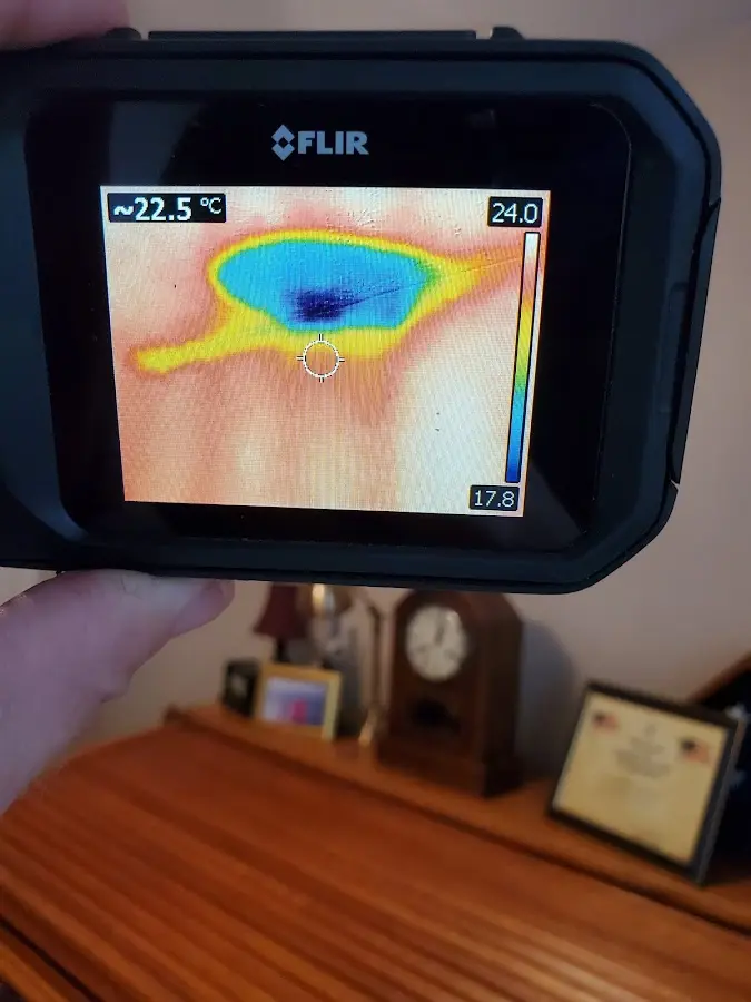 Thermal imaging inspection for water damage in Leisure World